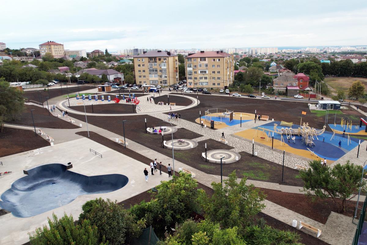 В селе Супсех открыт парк в честь 85-летия Краснодарского края